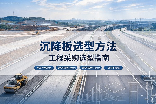 沧源沉降板选择方法