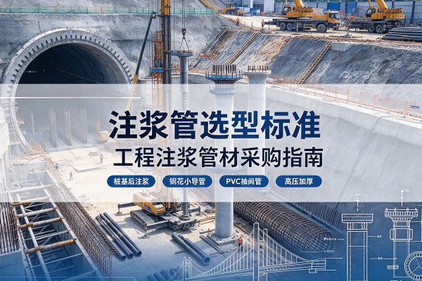 沧源注浆管选型标准