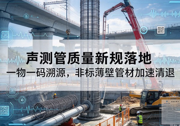 沧源声测管质量新规落地，一物一码溯源，非标薄壁管材加速清退