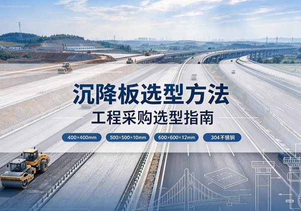 沧源沉降板选择方法